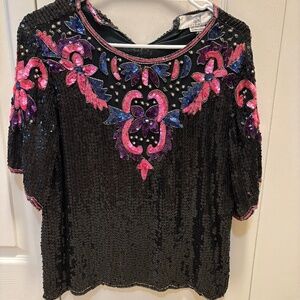 Vintage Sequin Top